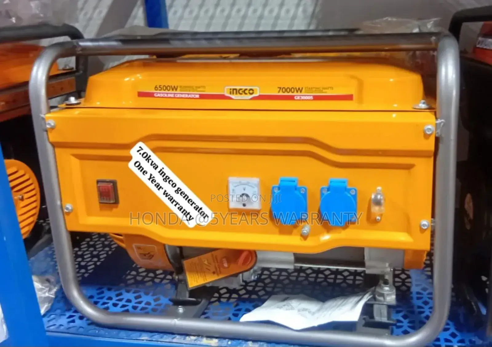 Flexible Generator Option Ingco 7kva Petrol 8000watt 7kva