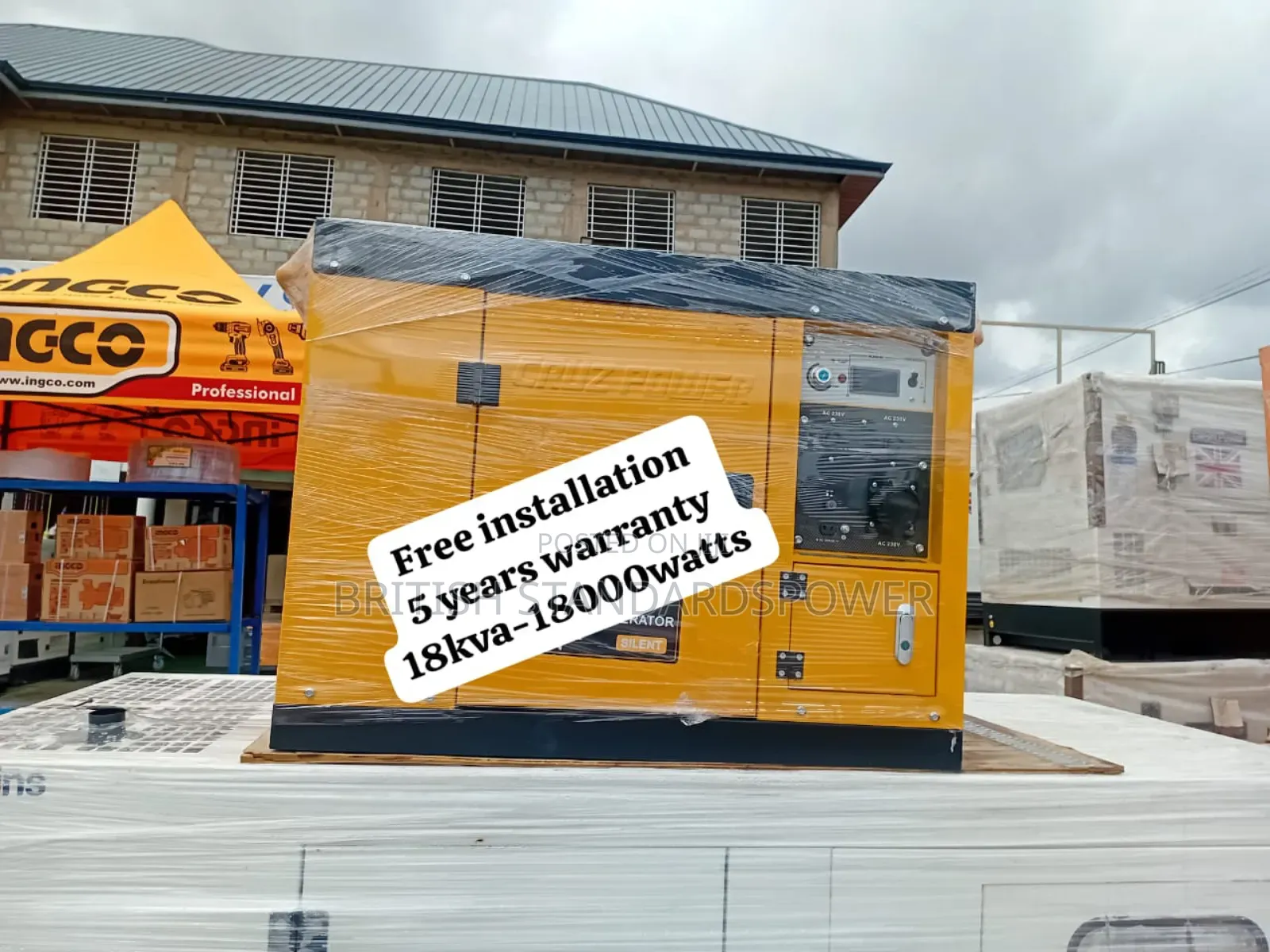 High Capacity Flow 18kva Diesel Genset