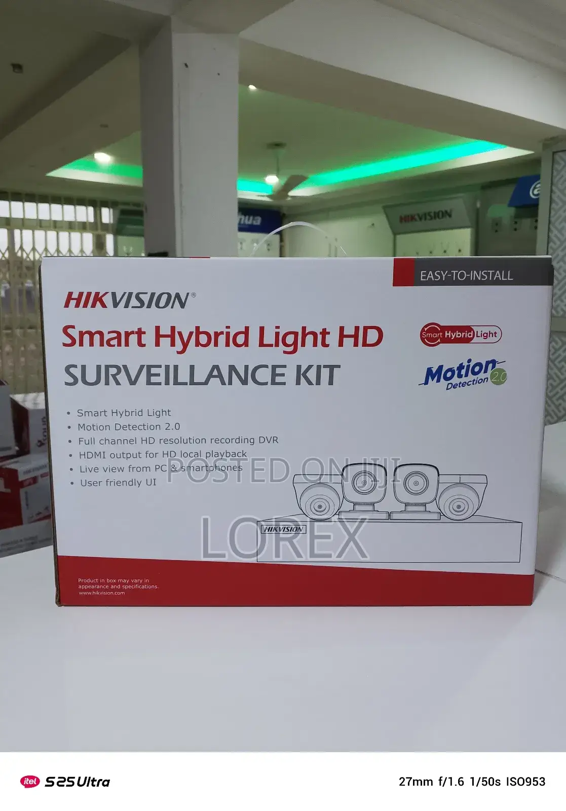 Hikvision 4ch Kit 2mp Smart Hybrid Audio With 500gb HDD
