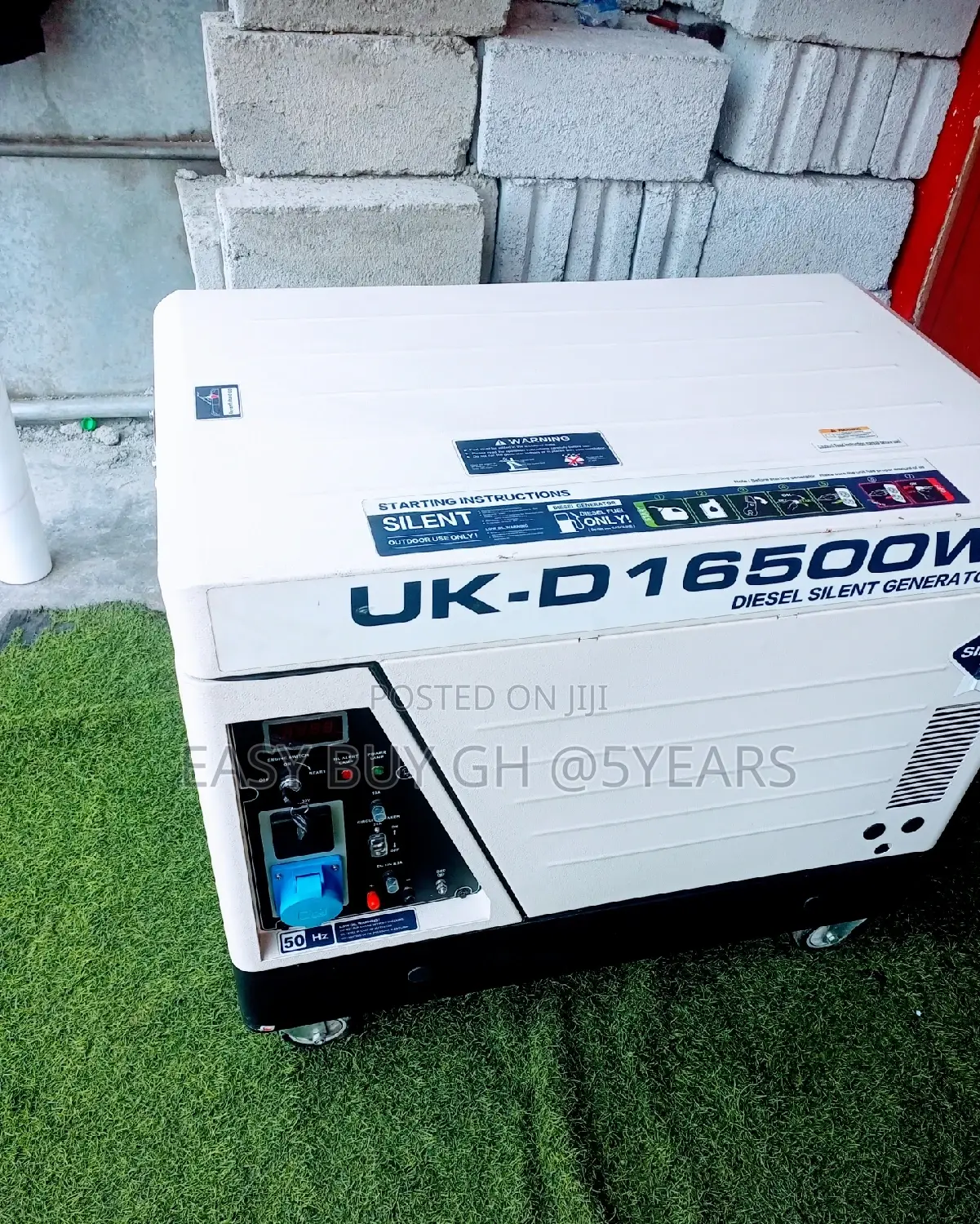 Noise Free White Uk Model Generator Diesel Generator 15kva