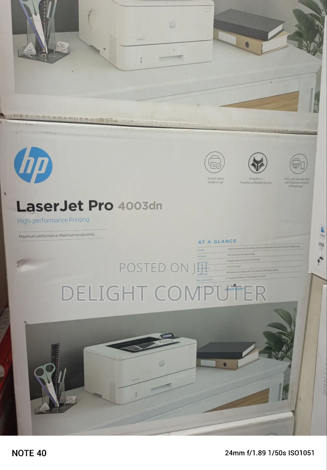 Hp Laserjet M4003dn - Print/Duplex/Network/ Black Printer