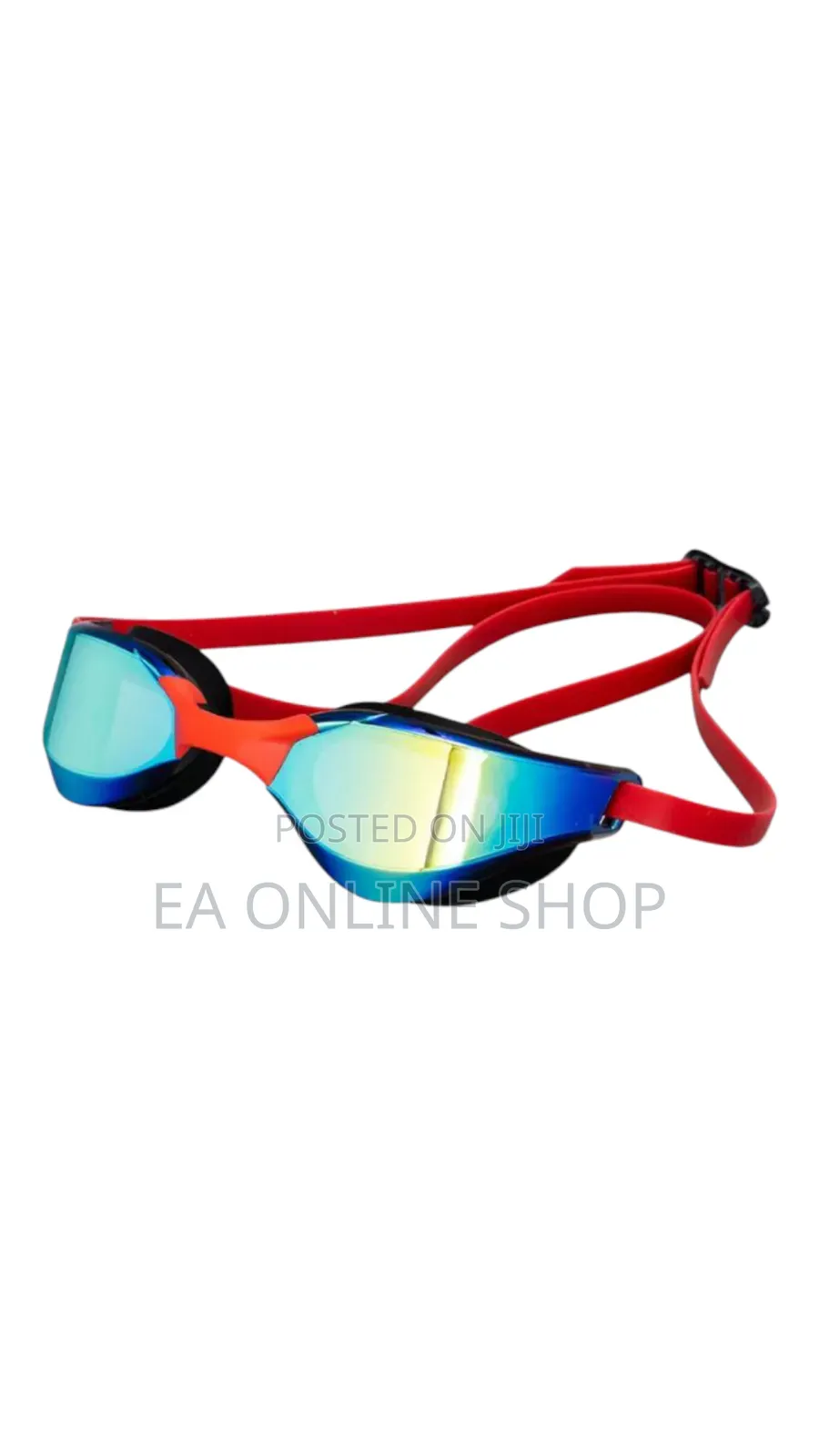 Glide Mirrored Antifog Professional Swimming Goggles.