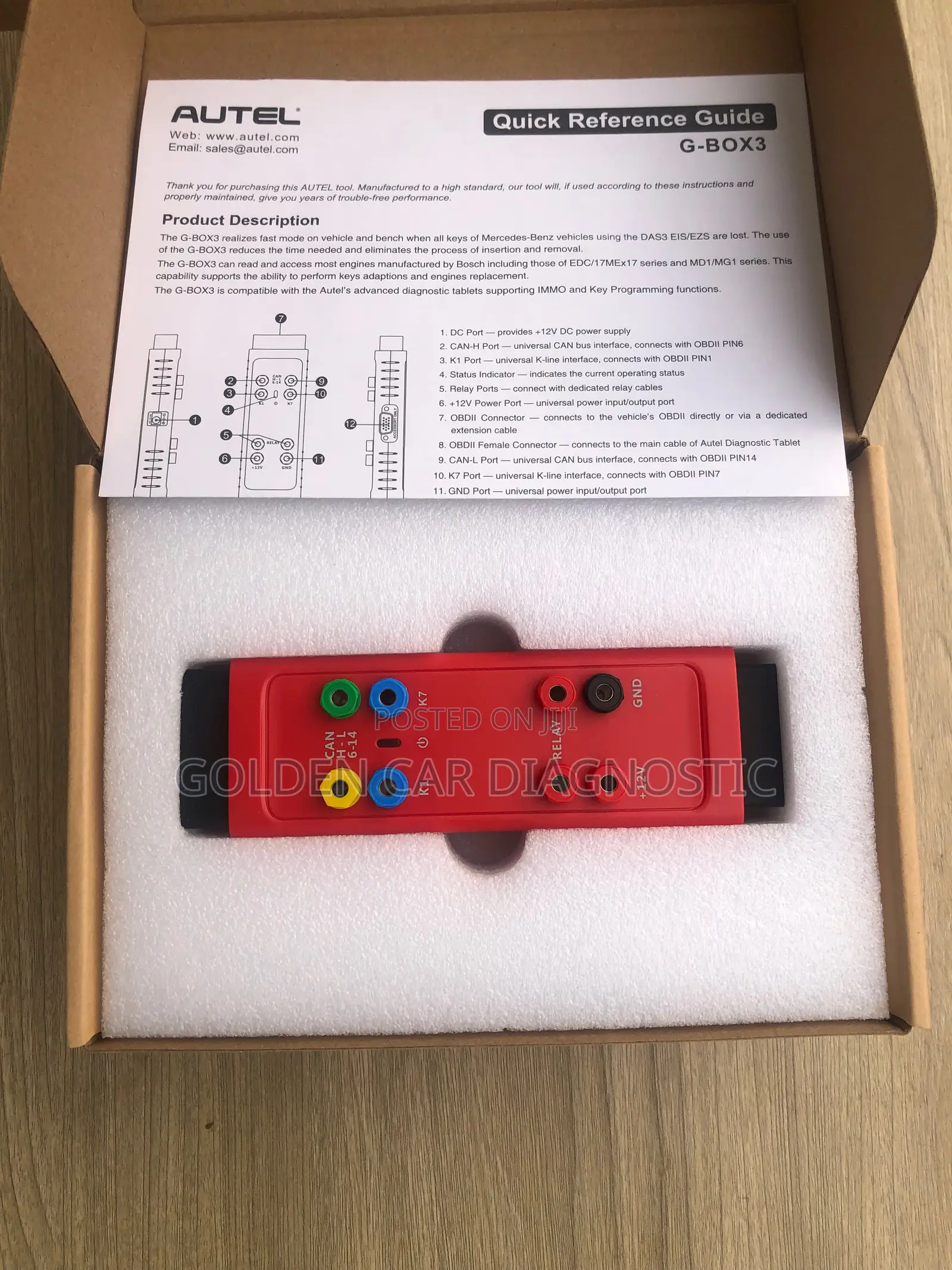 Autel Gbox 3 Key Programming Tool for Benz, BMW