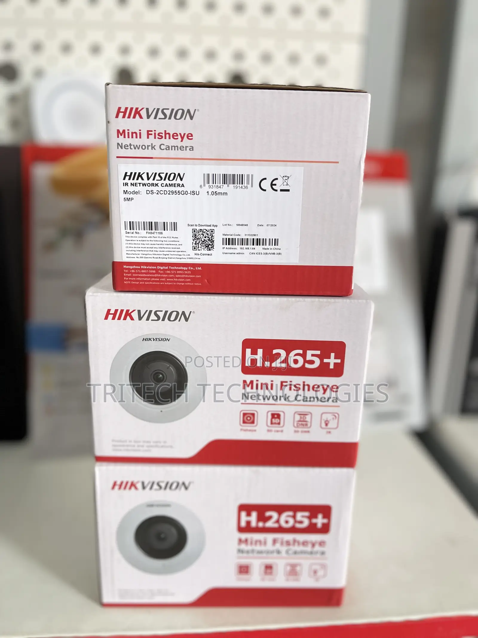 Hikvision Ds-2cd2955g0-Is(U)5mp Fisheye Ip Camera Fixed Lens