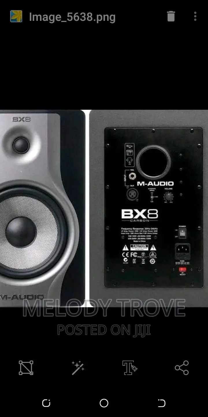 M-Audio BX8 Carbon Active Studio Monitors