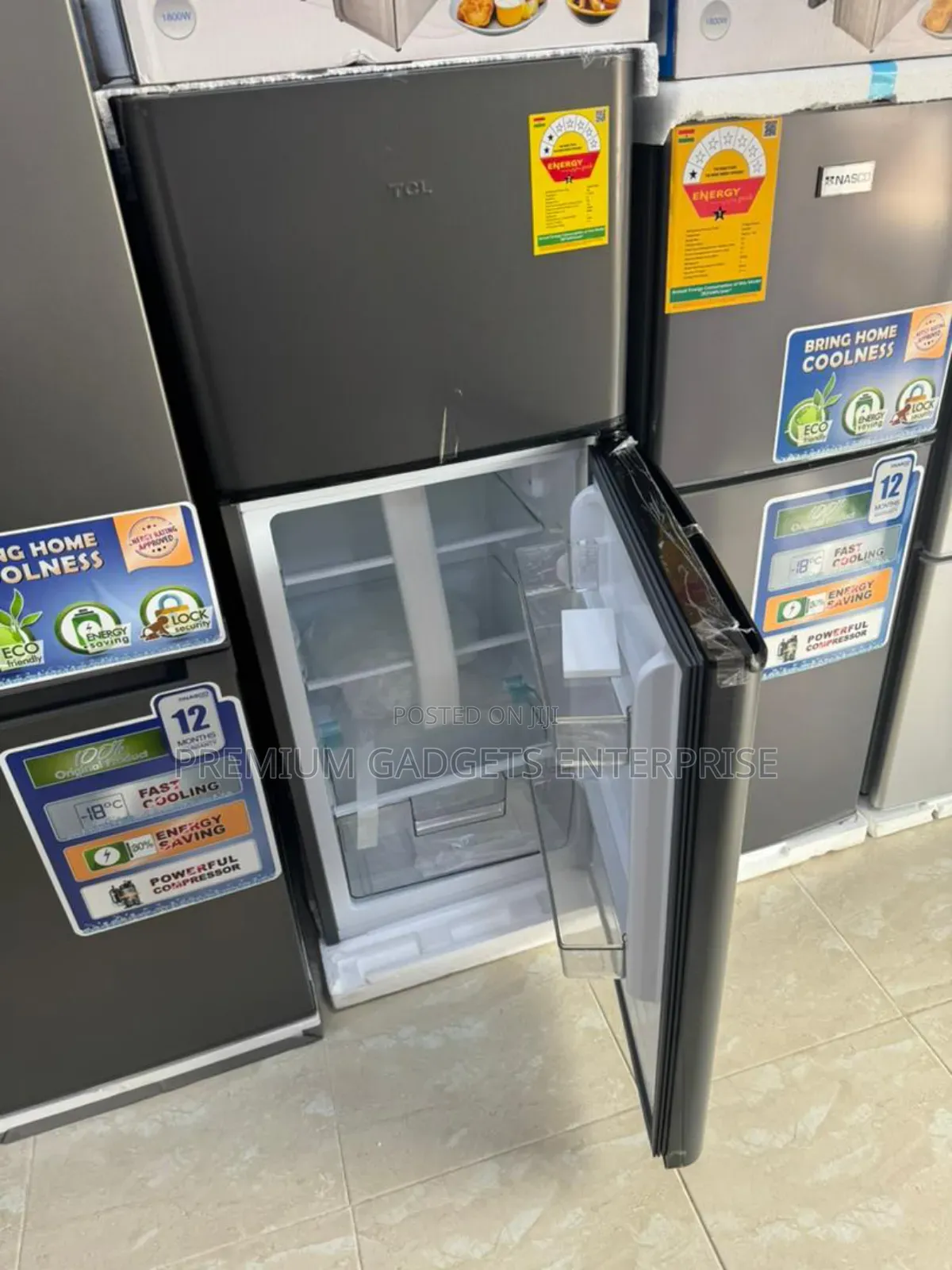 TCL F118tm 118ltrs Top Mount Fridge F118tm