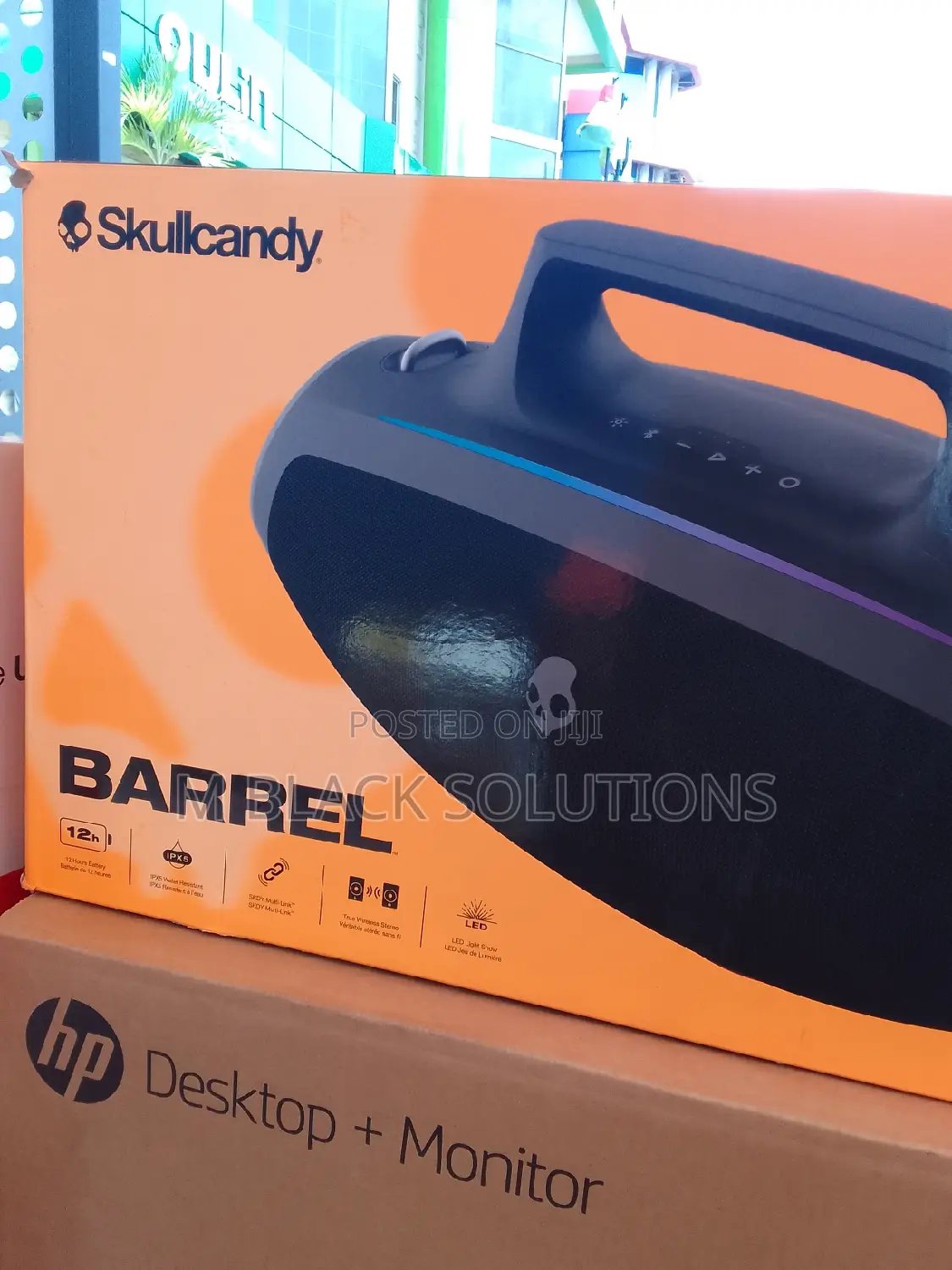 Skullcandy Barrel Bluetooth Boombox Party Speaker - Black