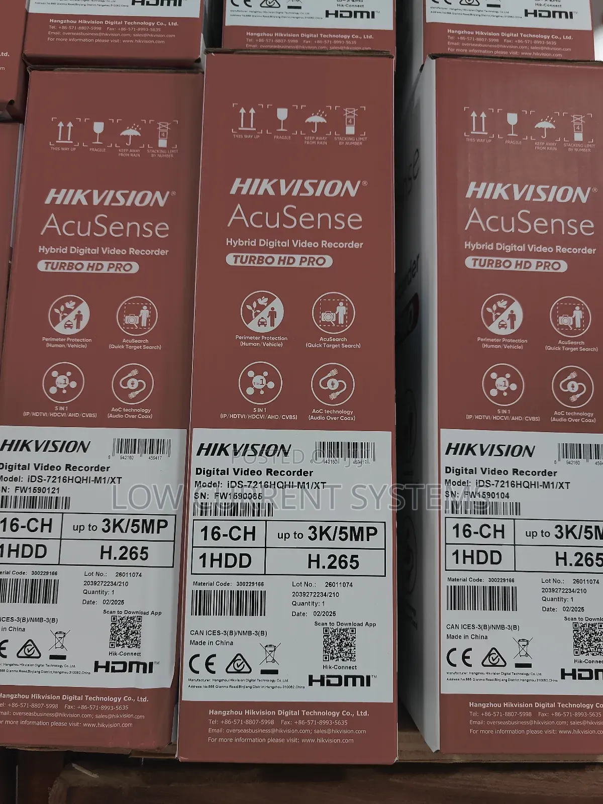 Hikvision 16 Channel DVR 5mp Acusence Two Ways Audio Ai