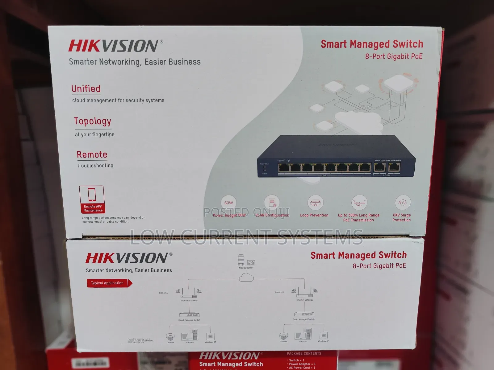 Hikvision Switch 8 Port Gigabyte Smart Managed Poe