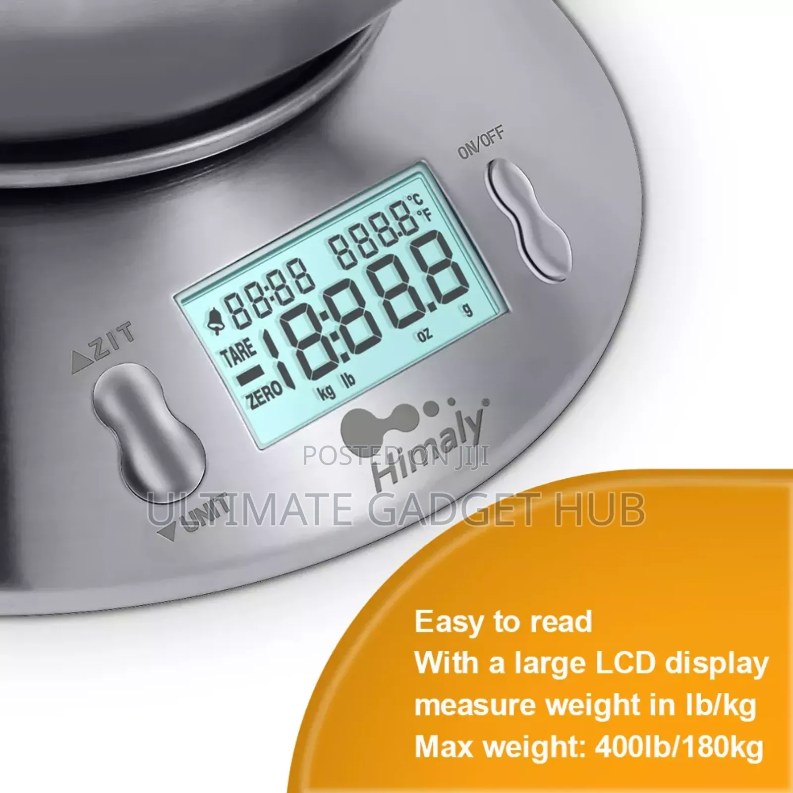 Digital Kitchen Scale (Stainless Steel)