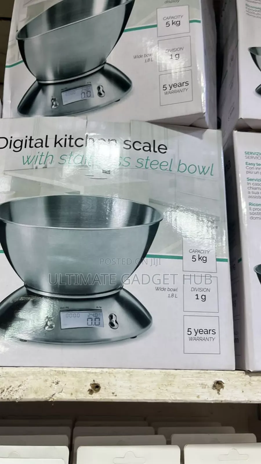Digital Kitchen Scale (Stainless Steel)