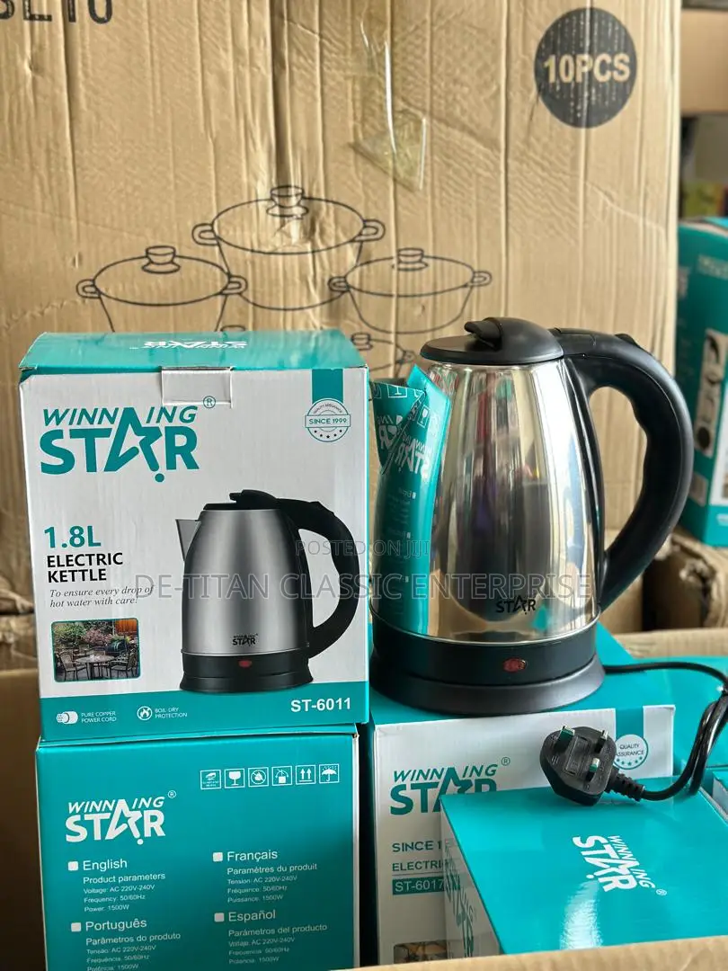 Winning Star Large Volume Electric Kettle - 1.8l