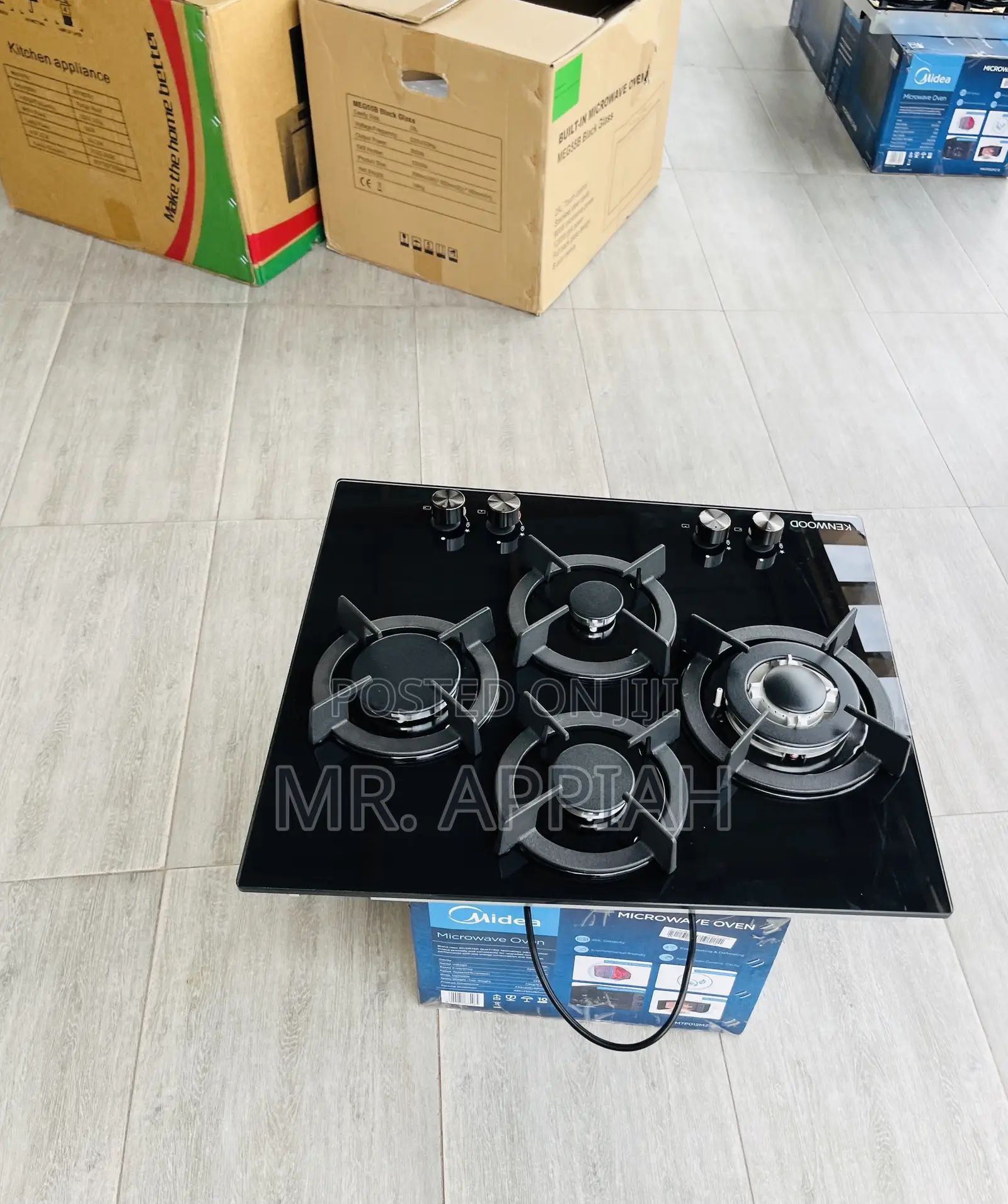 Purchase Premium 60cm in Built 4 Gas Hob(Glass)Kenwood.