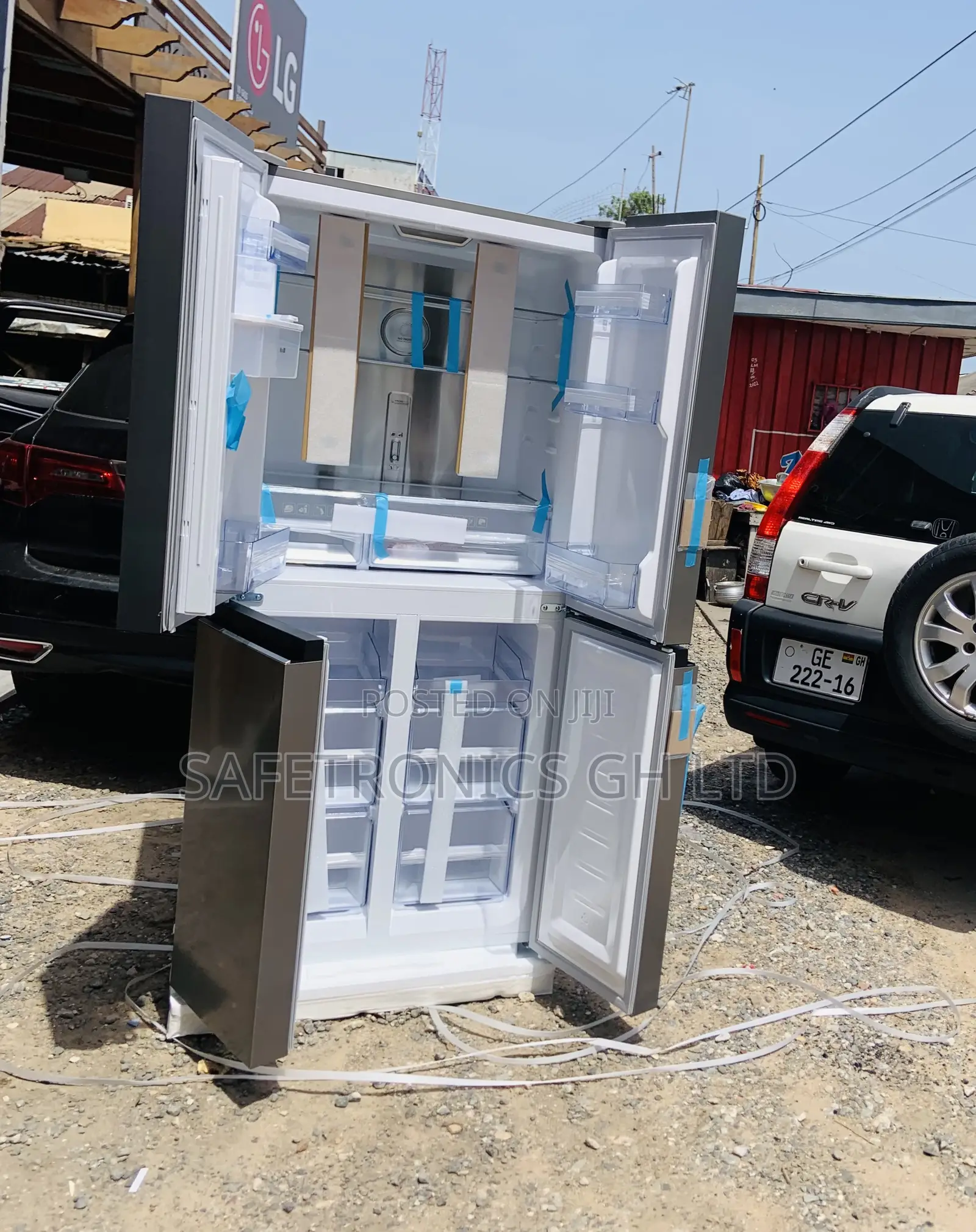 Adjustable Pearl Sidebyside 4 Doors Pf-613md Fridge