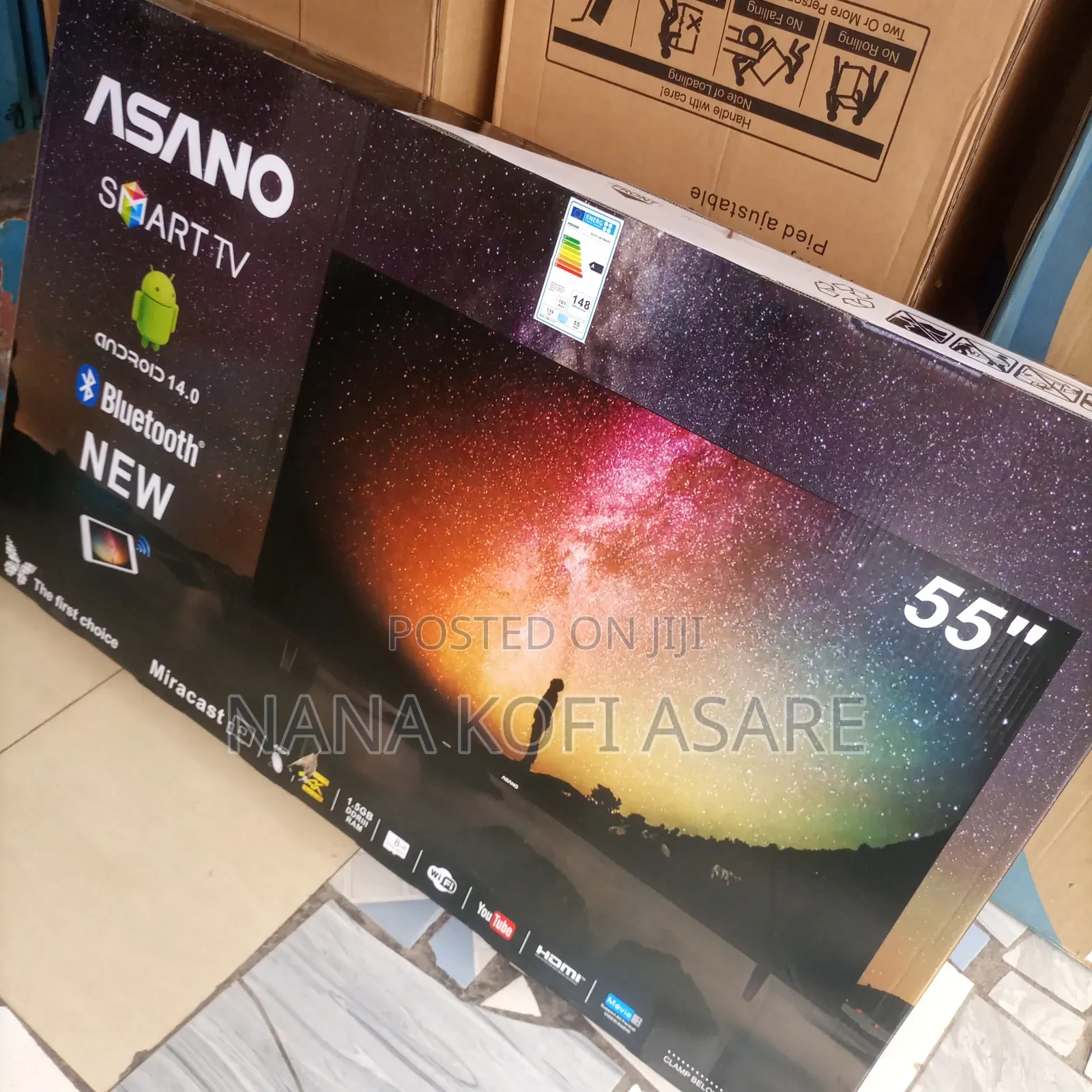 Asano 55inch Tv Uhd Android 14
