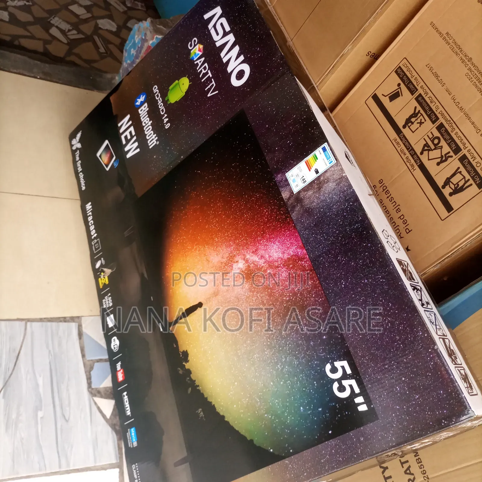 Asano 55inch Tv Uhd Android 14