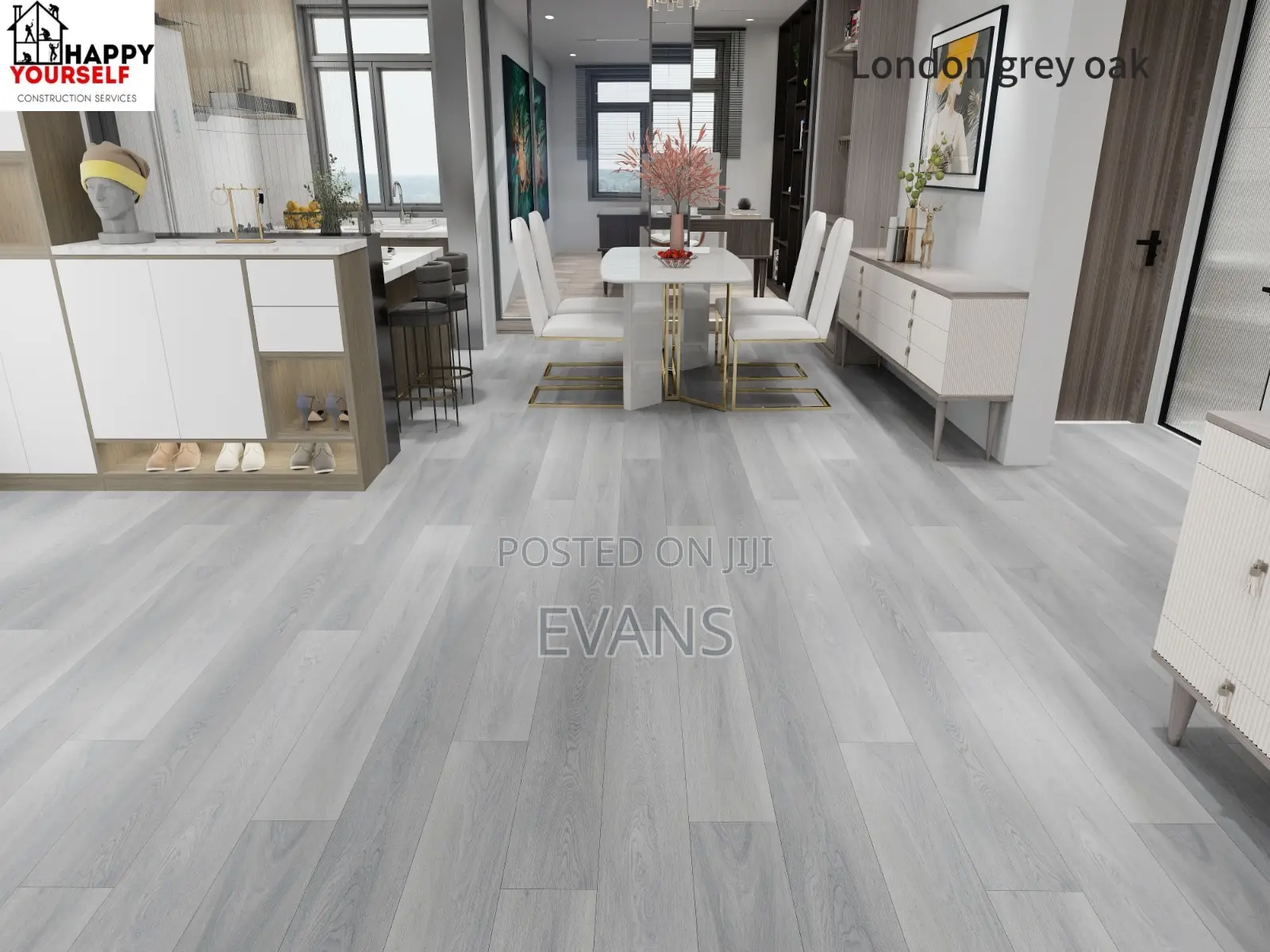 Spc Floor Oak Grey