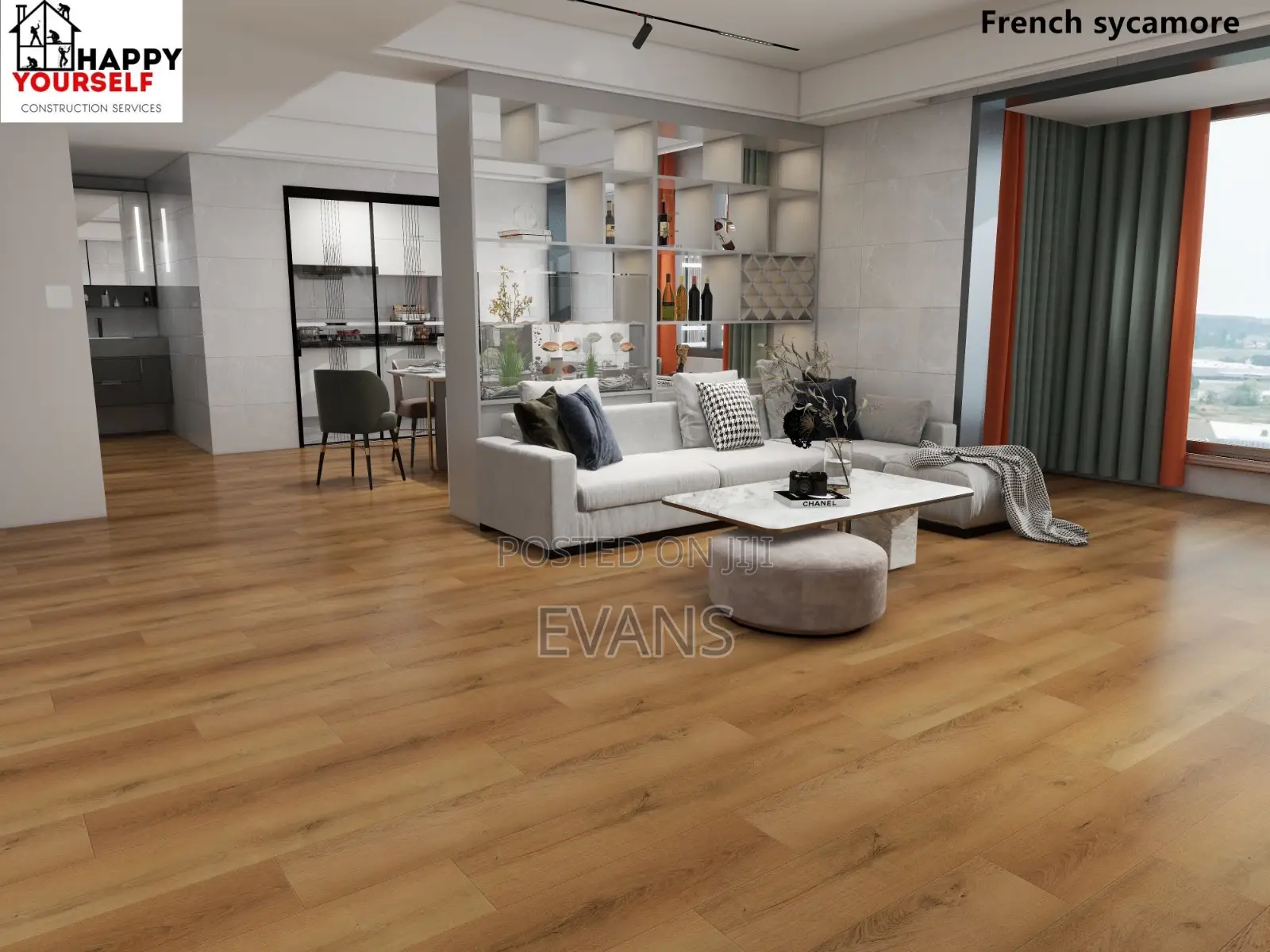 Spc/Vynil, French Sycamore Design