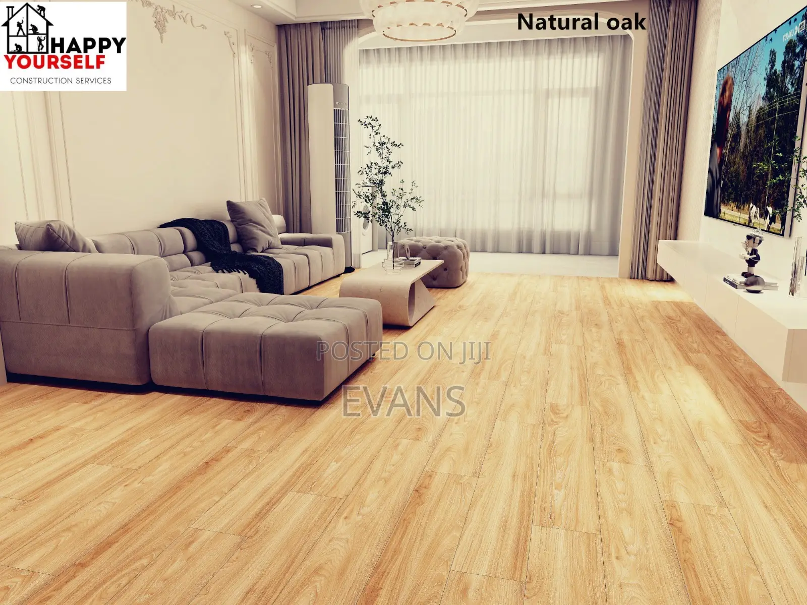Spc Vynil Natural Oak Shade