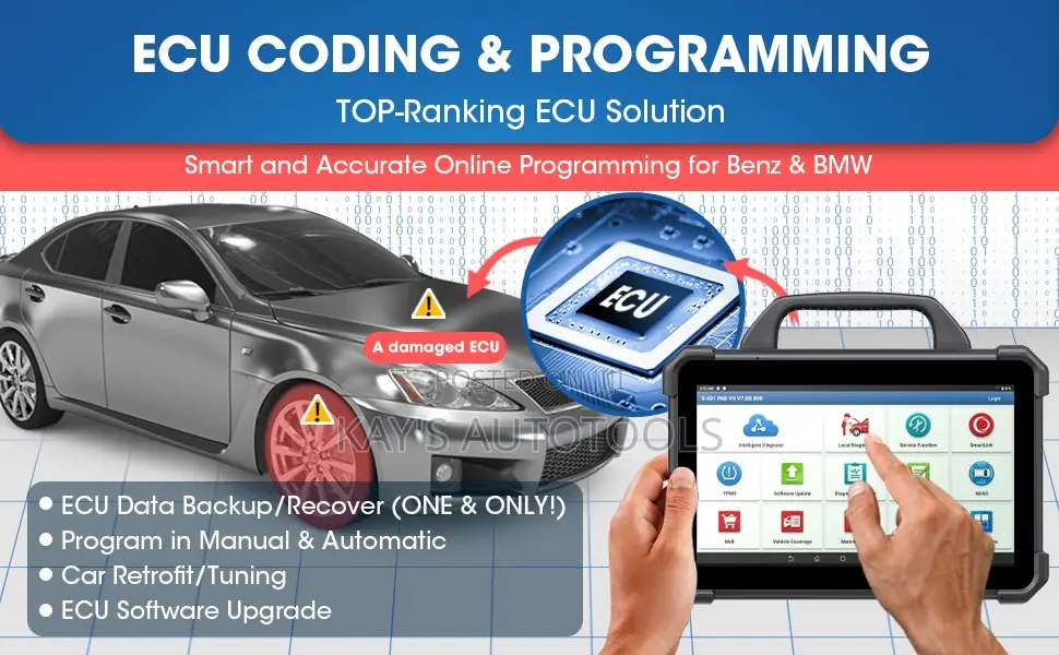 Launch X431 Pad Vii 7 Advanced Car Diagnostics Programmer