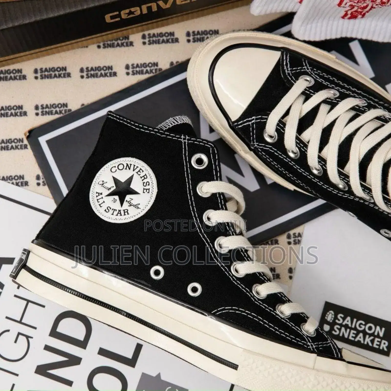 Converse All Star Long Black White