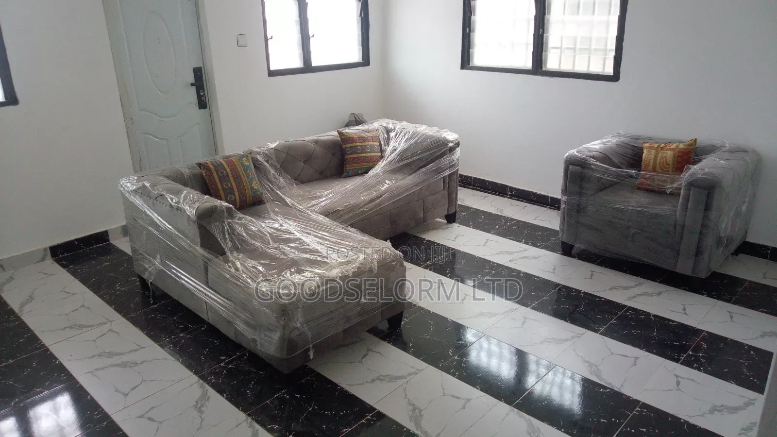Single Plus L Shape Sofa Furniture With Free Delivery