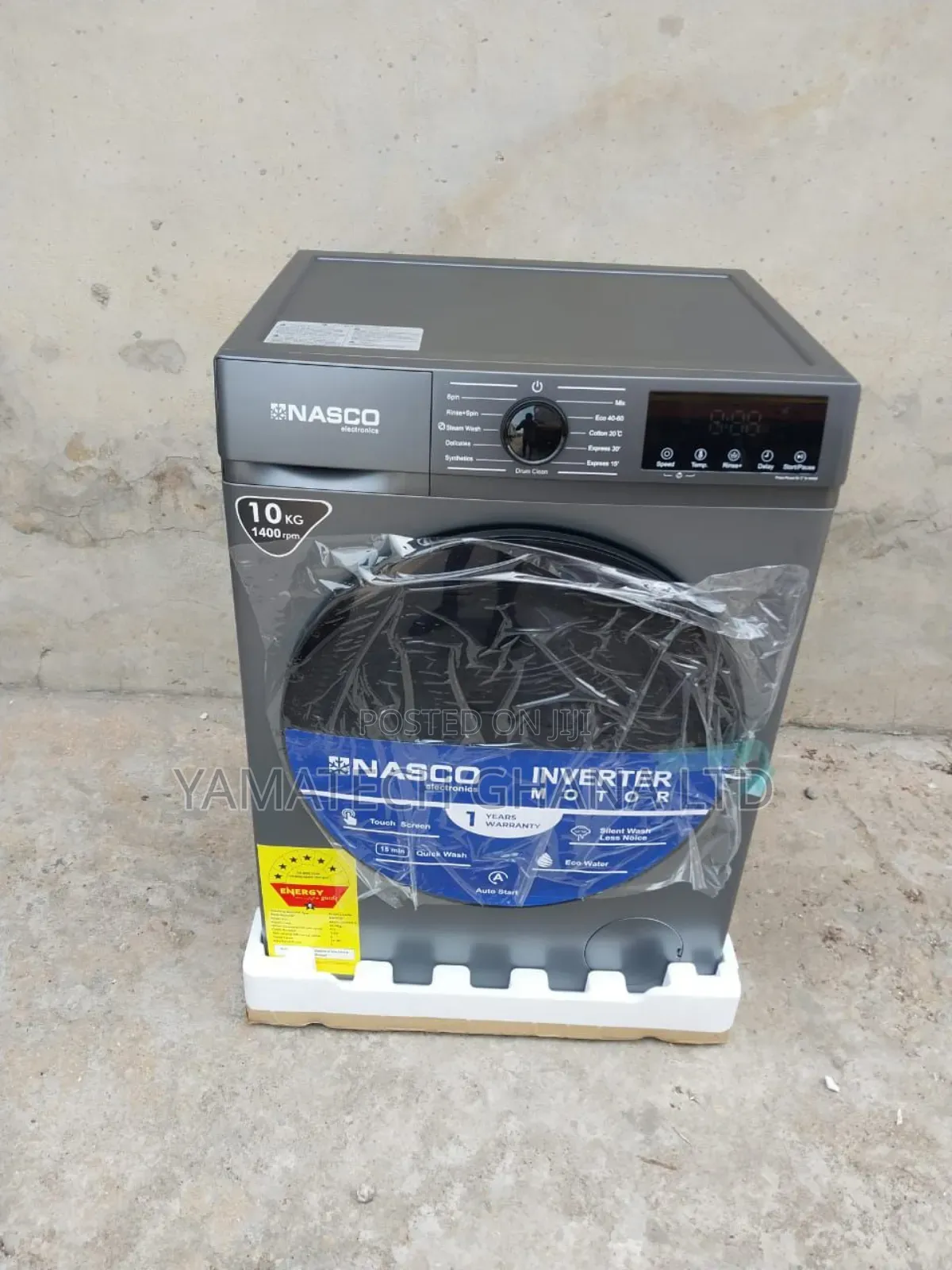 Nasco 10kg Fully Automatic Washing Machine