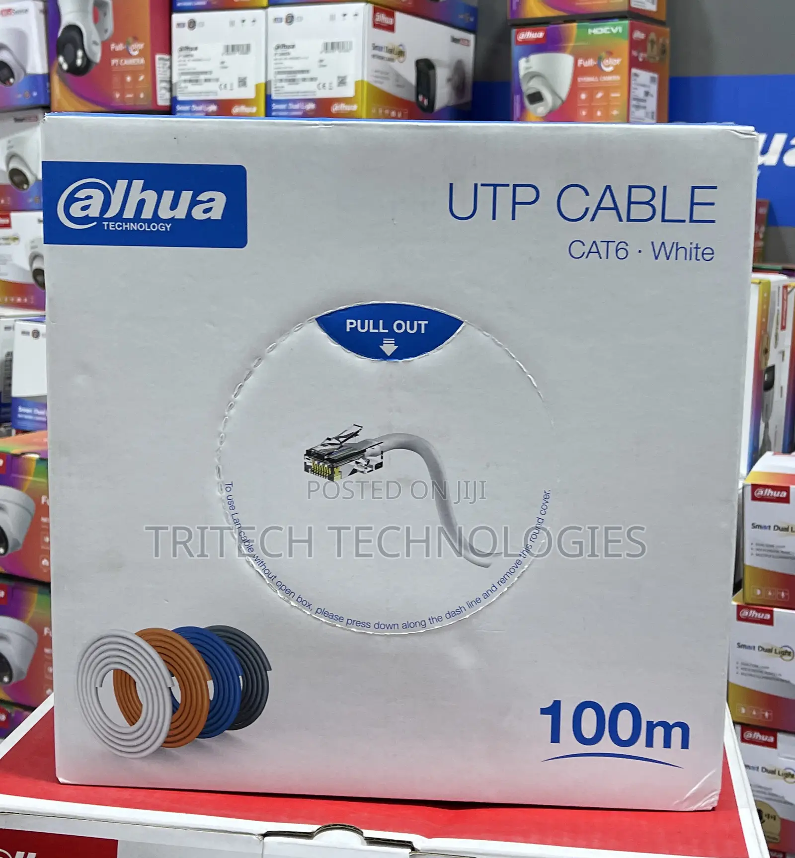 Dahua Utp Cable 100m Pure Copper Pfm920-6un-C-100