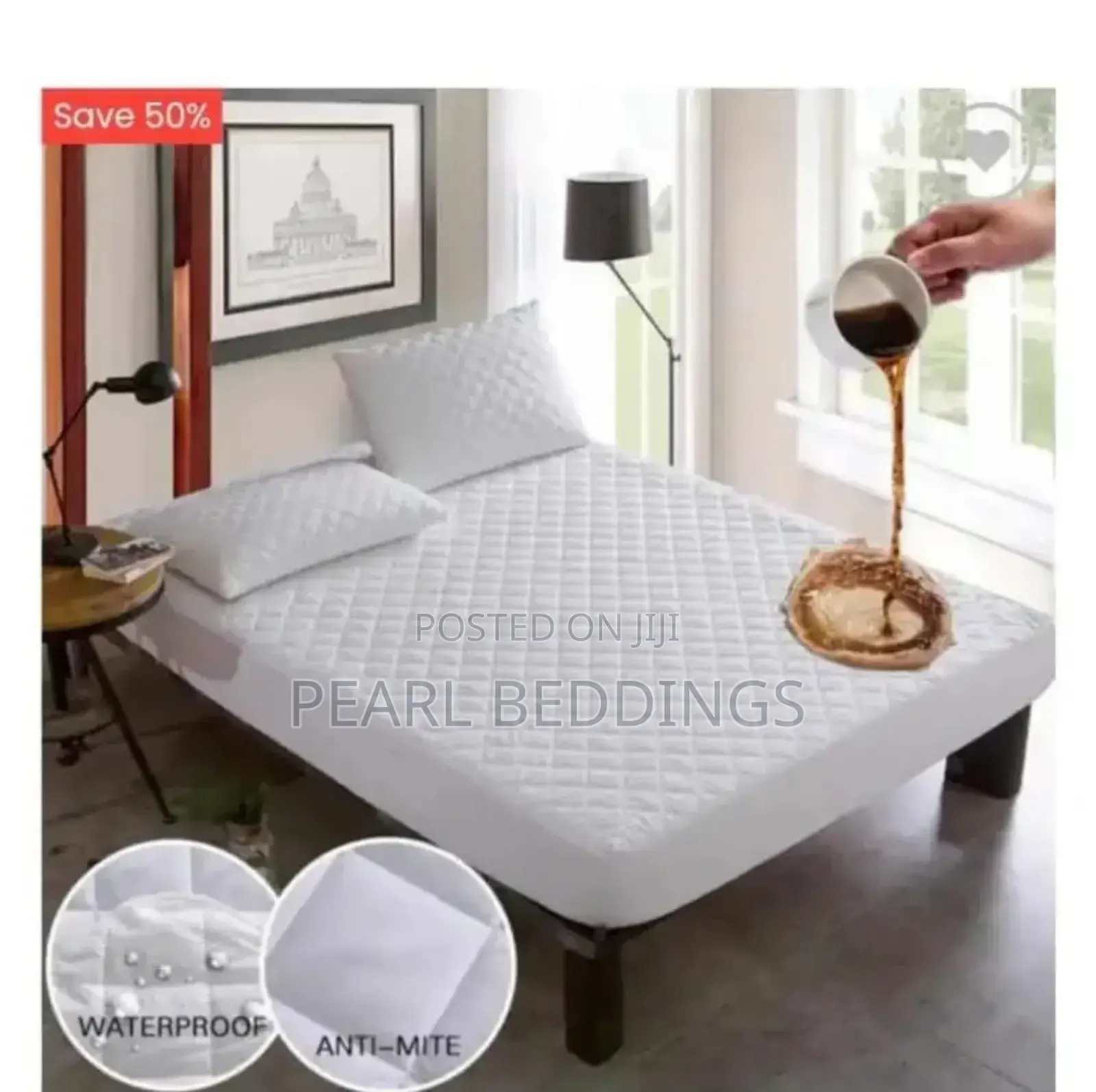 Premium Mattress Protector Available in Colors