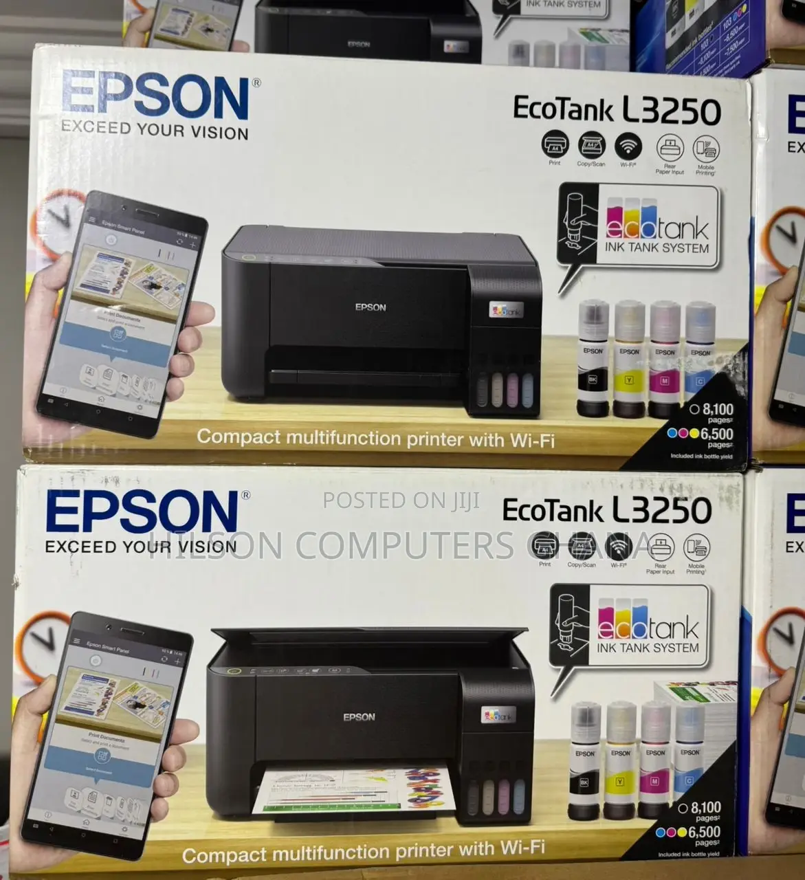 Epson Ecotank L3250 A4 Wi-Fi All-in-One Ink Tank Printer
