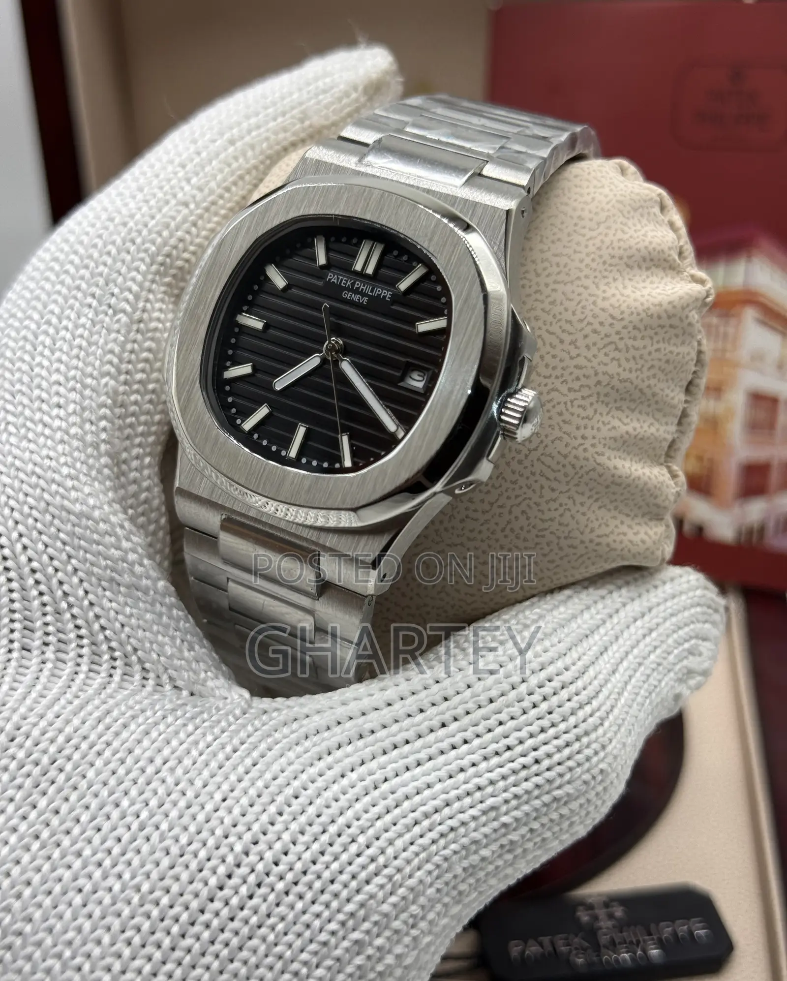 Quality Patek Philippe Premium Silver Watch for Men