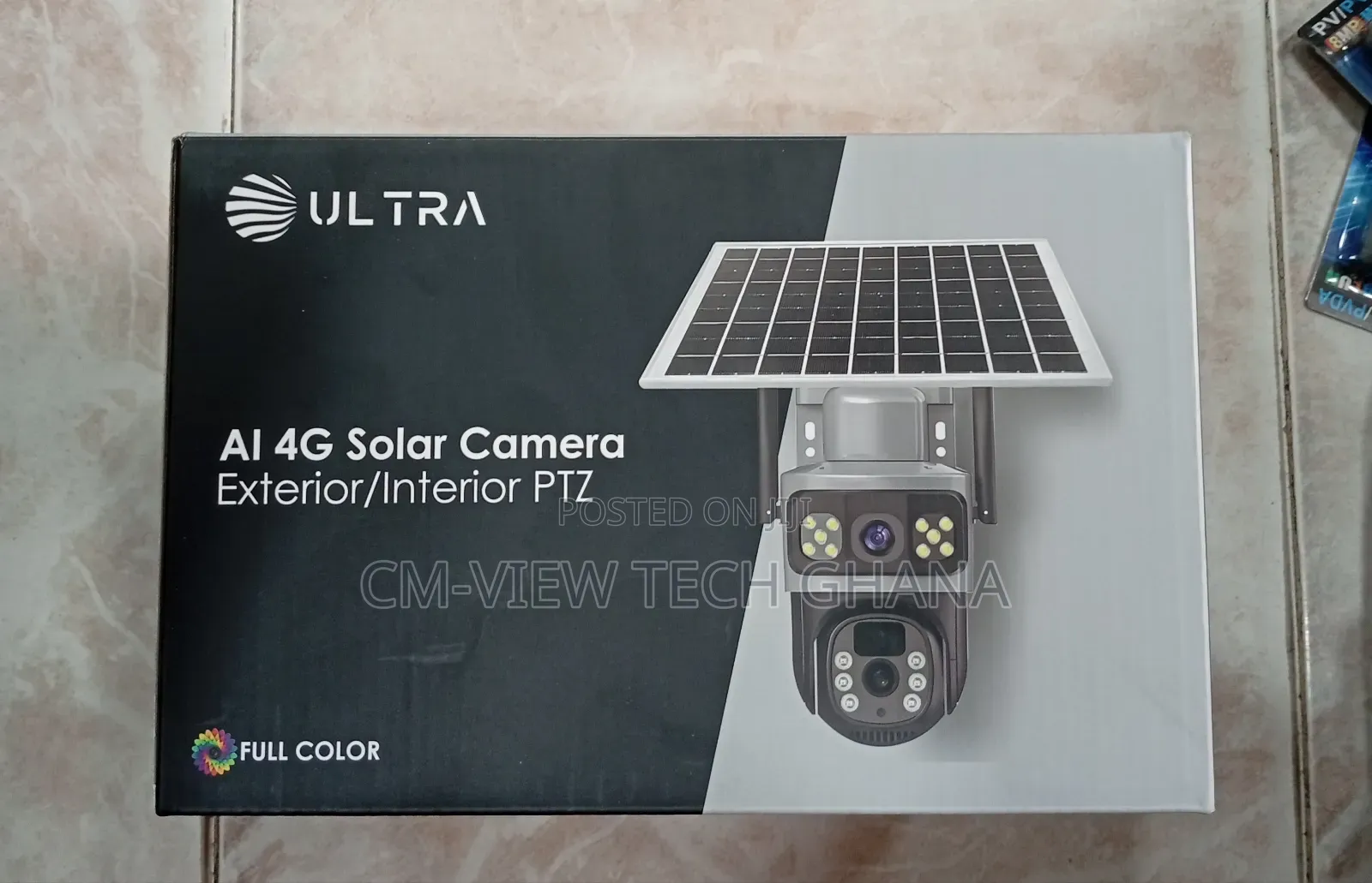 Ultra 3lens Wifi PTZ Solar Camera Full Color