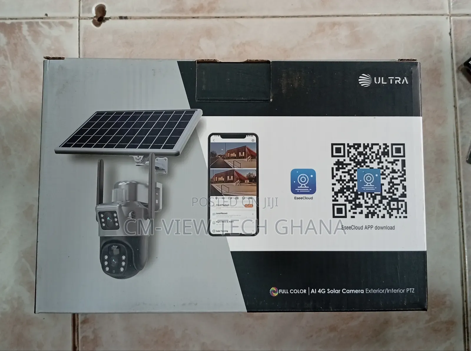 Ultra 3lens Wifi PTZ Solar Camera Full Color