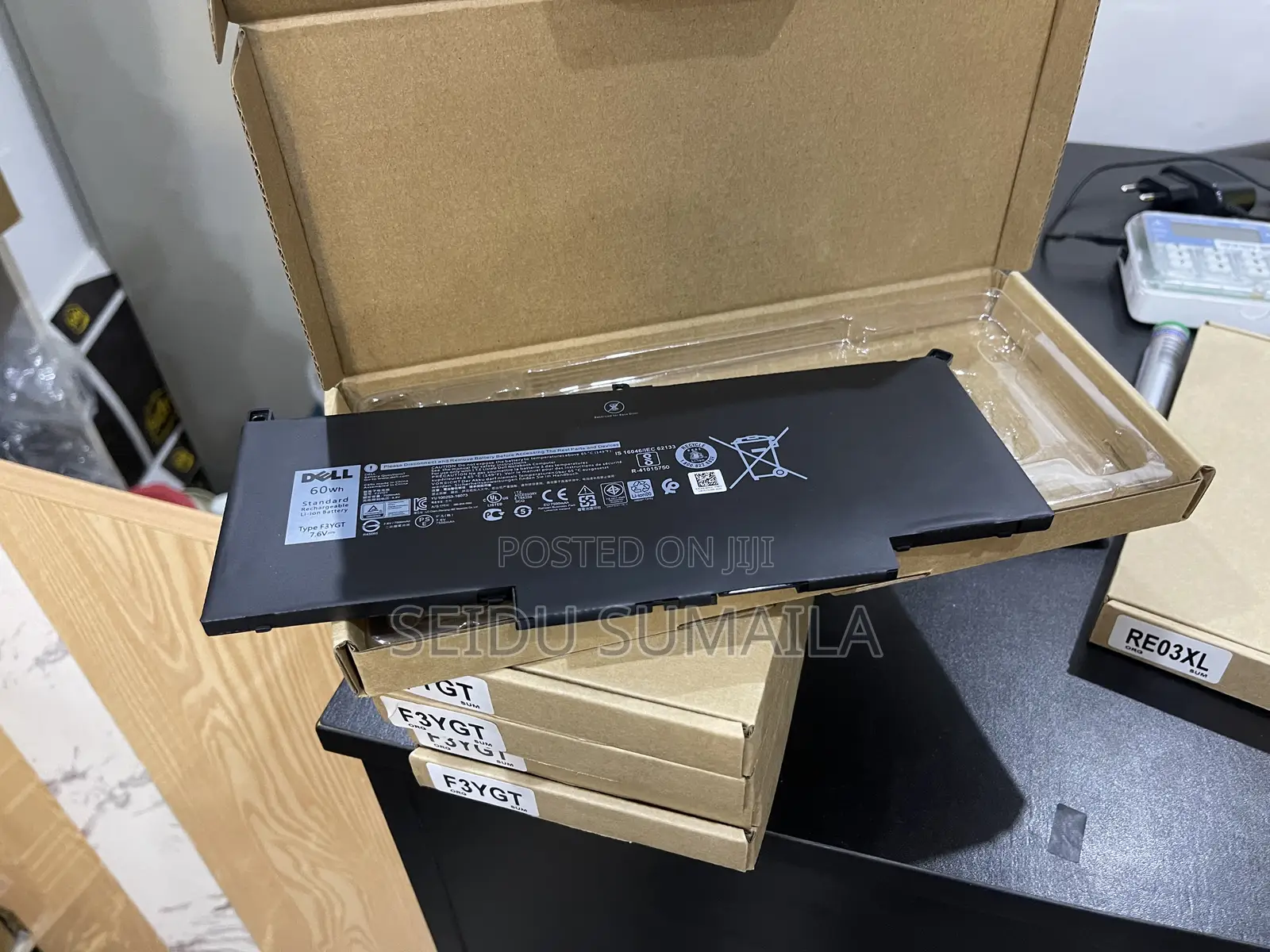 F3ygt Dell Battery ( 7480, 7280, )