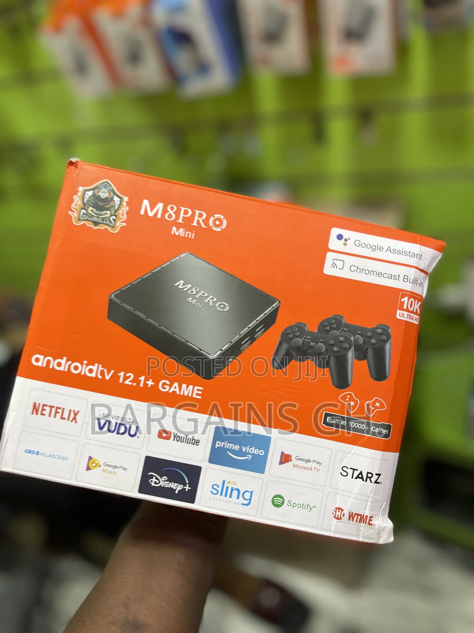 M8 Pro Mini Android Smart Tv Box and Retro Game Console