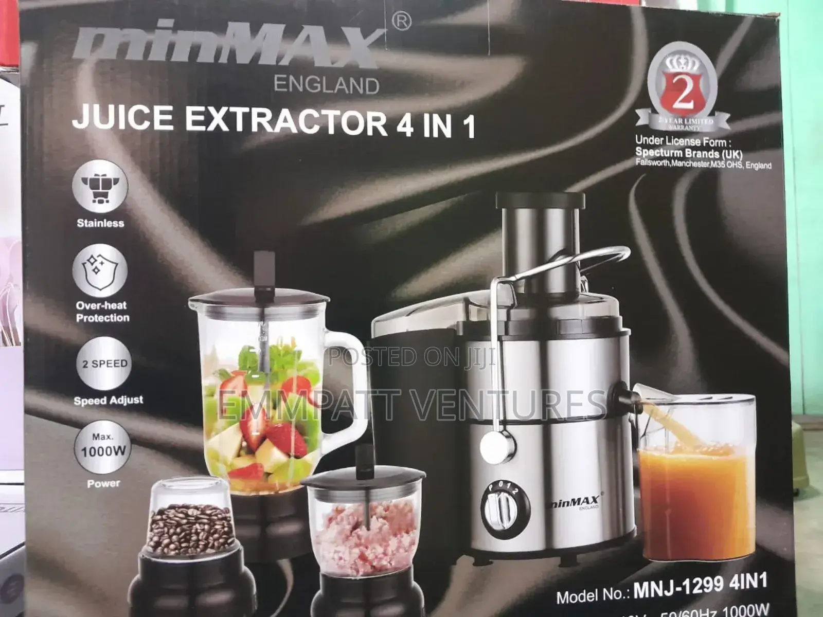 Minimax Extra 4 in 1 Juicer and Blender