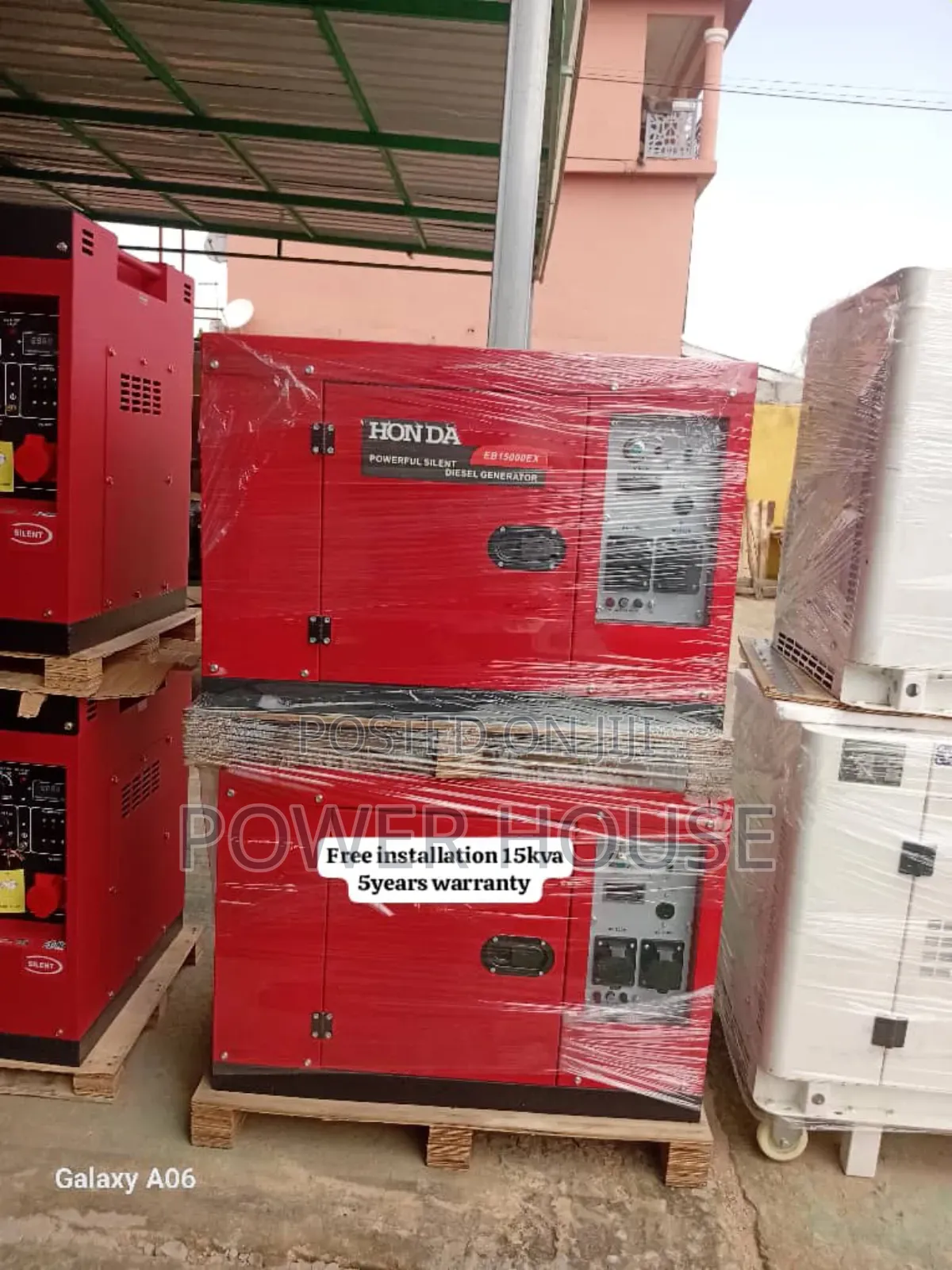 Gold Gen 15kva Honda Diesel Generator 15kva 16500watts