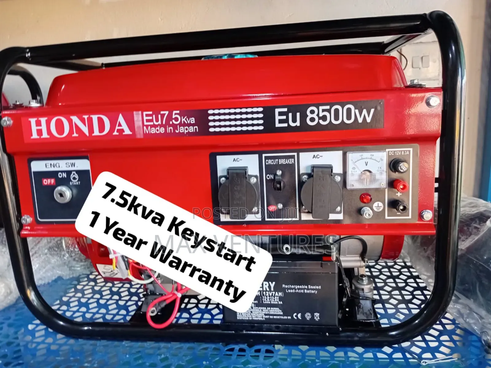 Honda Honda 8500watts 7.5kva Key Start Generator Fastidious