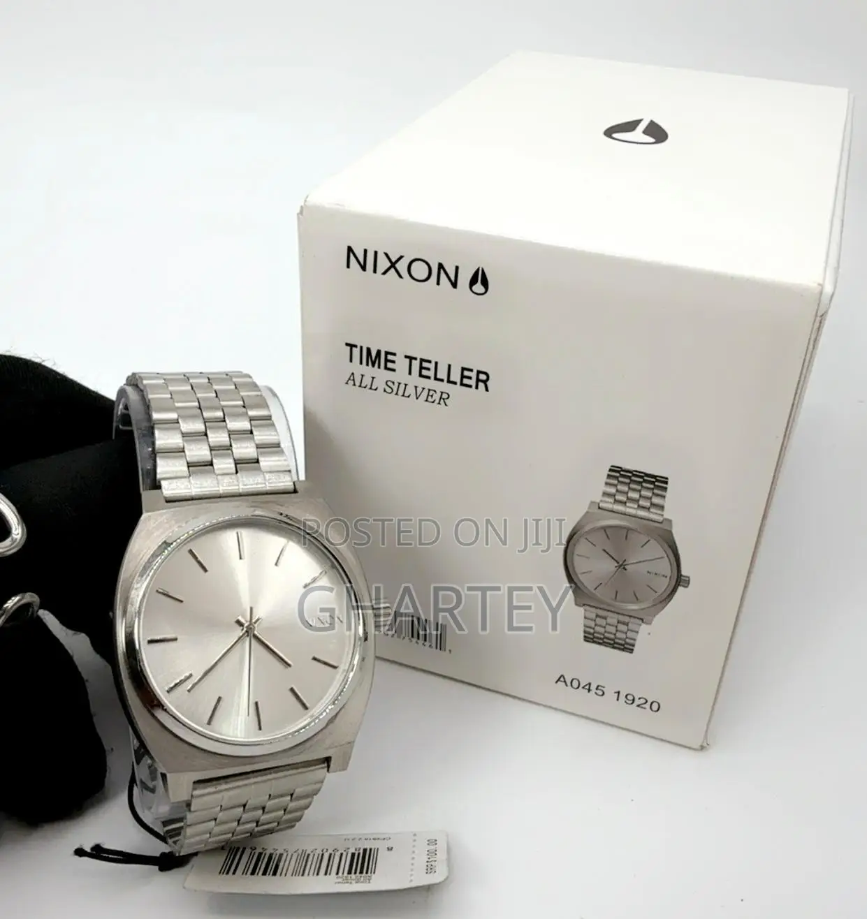 Nixon Time Teller Analog Watch || Silver