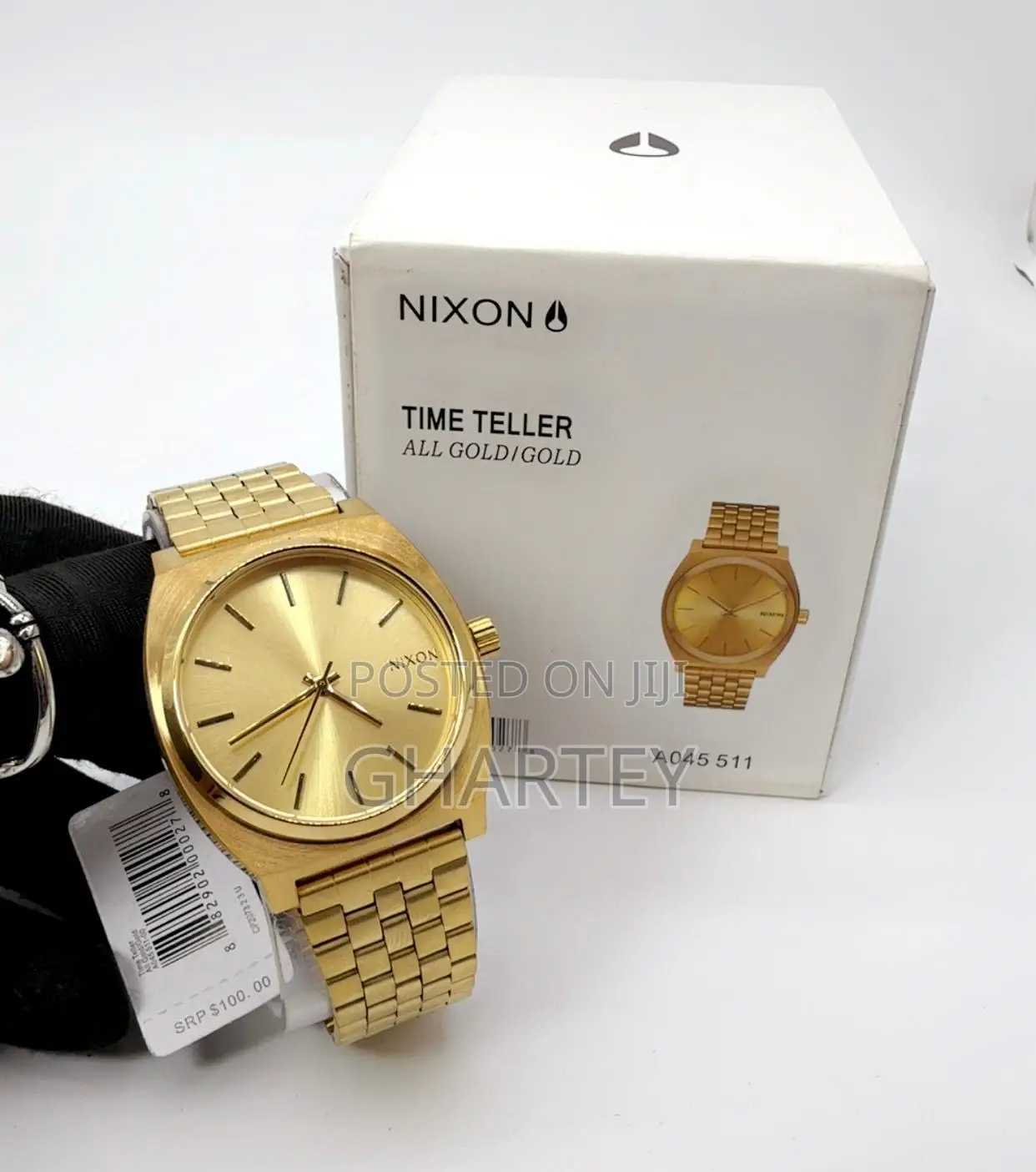 Nixon Time Teller Wrist Watch - Gold