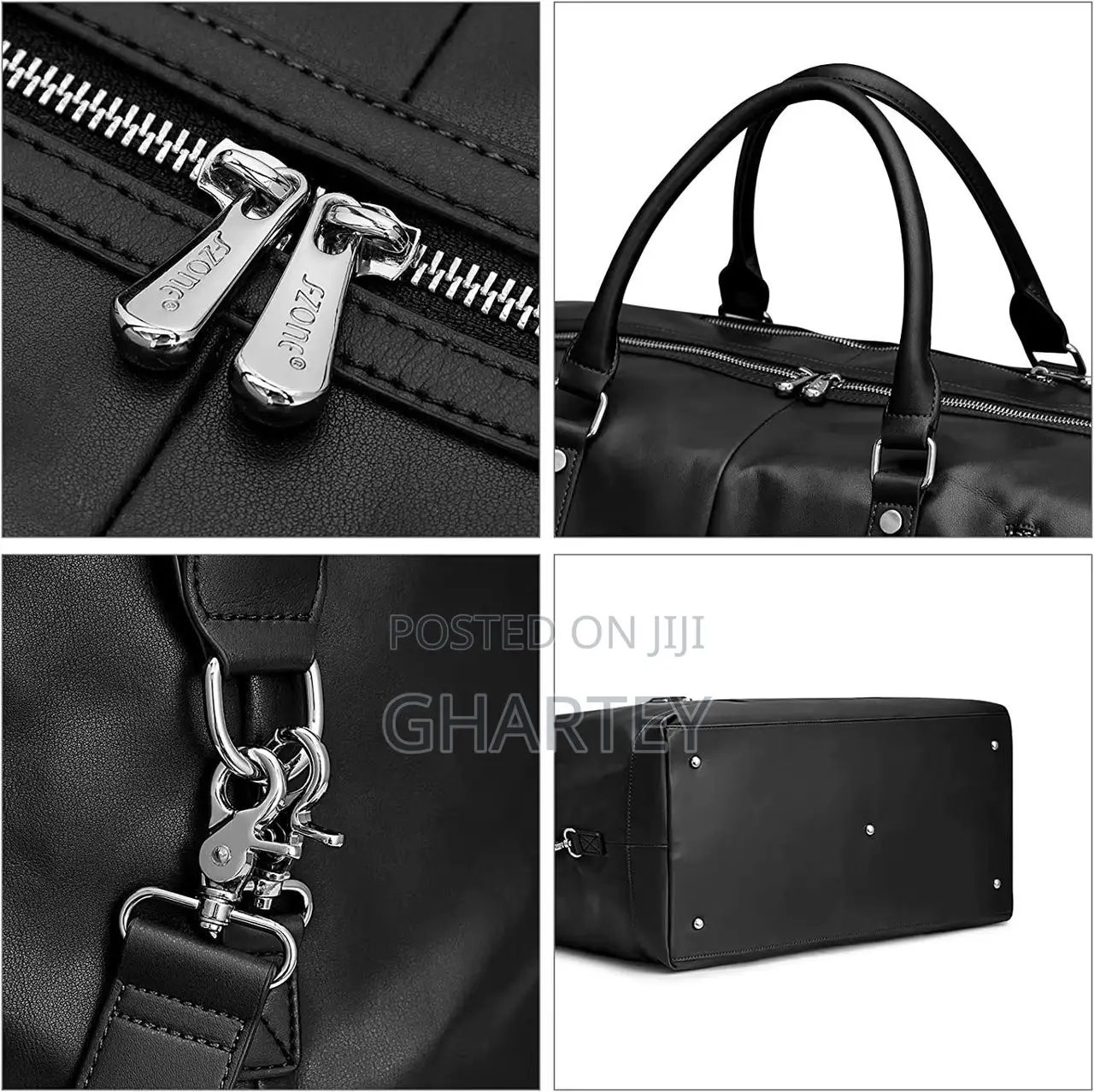 Quality Waterproof Material Duffle Bag || Black