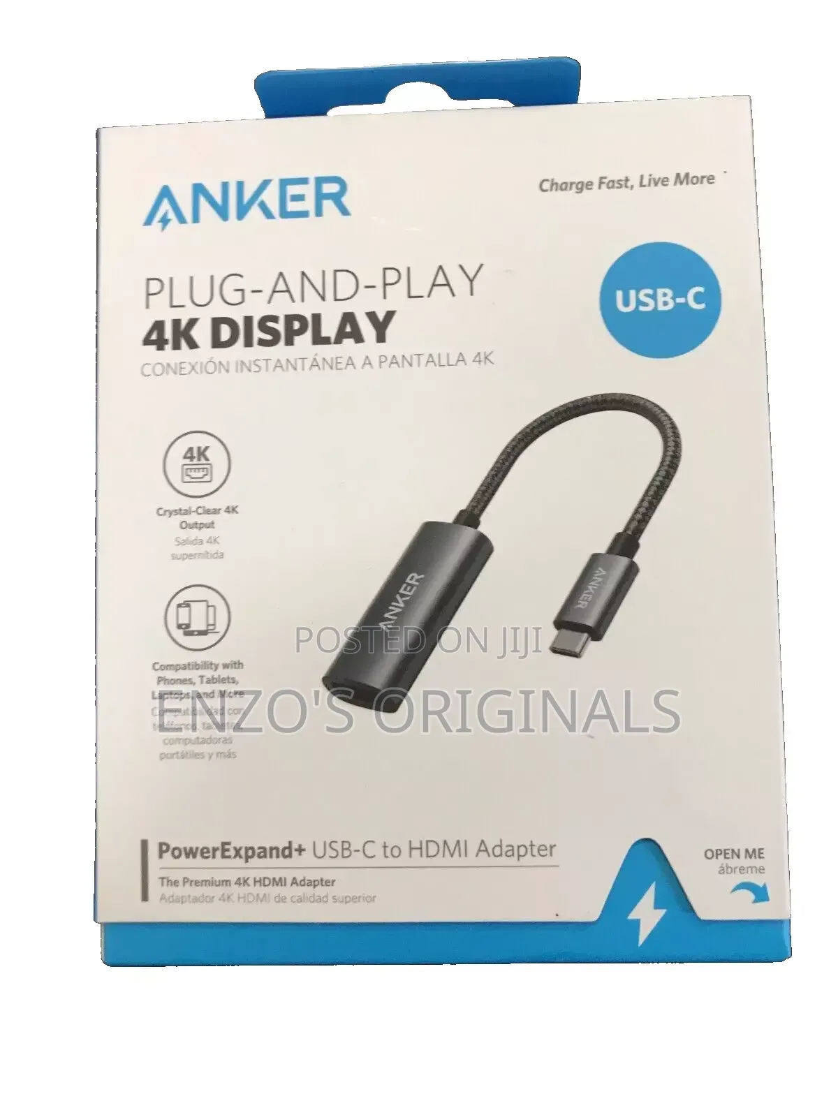 Type-c To Hdmi High Resolution Usb-c To Hdmi Anker Brand