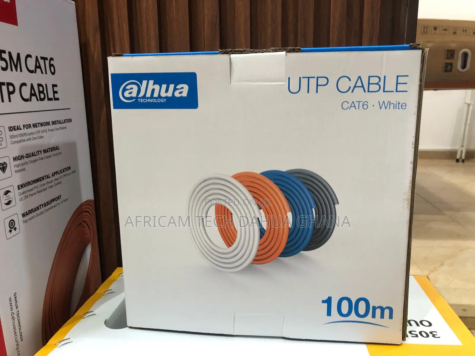 Dahua Cat6 Cable 100m Full Copper
