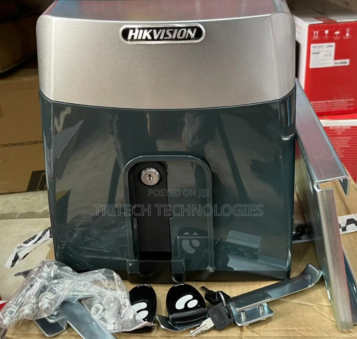 Hikvision Sliding Gate Opener Ds-K3sl306 800gh+Battery+ Rack
