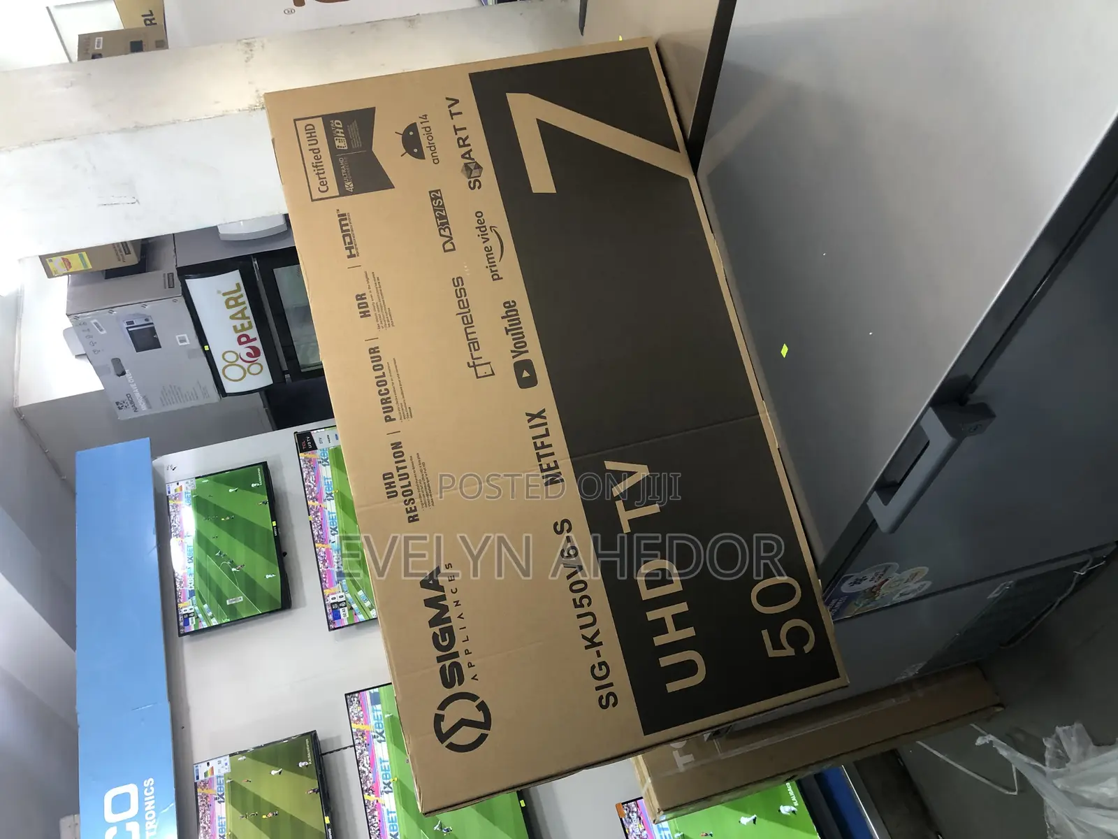 Best Sigma Tv 50 Inches Smart Android Available as Seen 