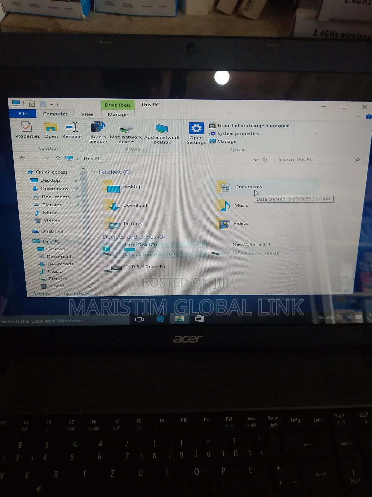 Laptop Acer 4GB Intel Core I3 HDD 500GB