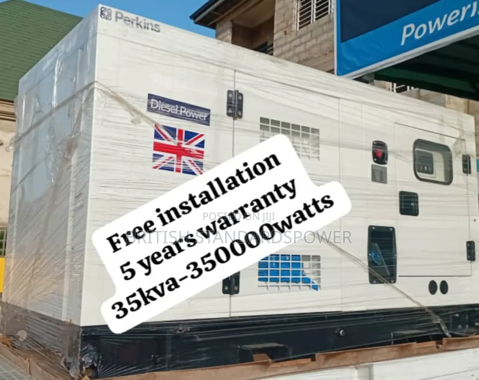 Heavy Load Capacity 35kva Silent Diesel Generator Set