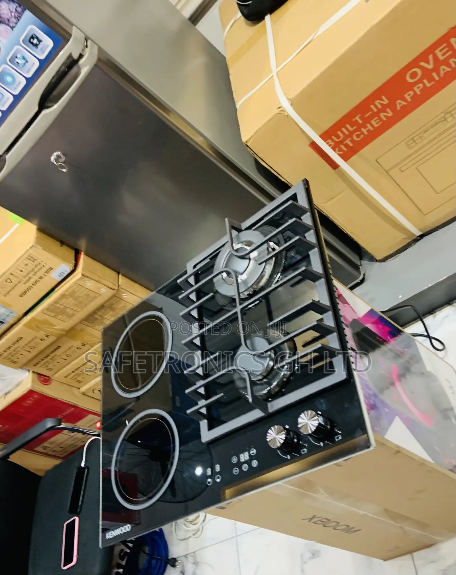 Designed 2 Electric 2 Gas Cooker Built in Ceramic 60cm