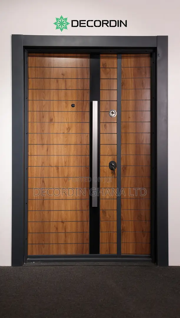 Wooden Finish Security Door