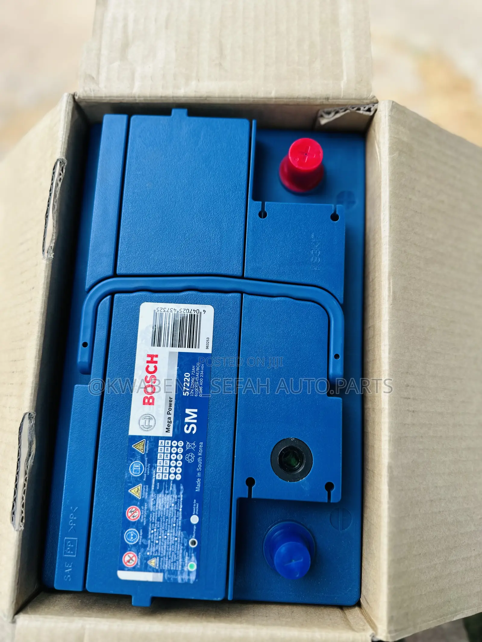 Original Bosch Battery ( 15 Plate ) Available For All Cars
